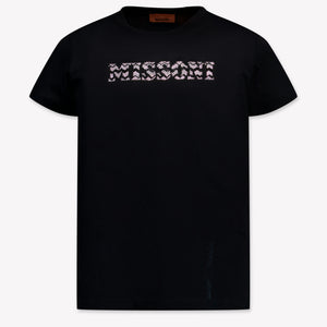 Missoni Kinder Meisjes T-Shirt In Zwart