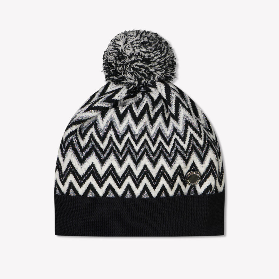 Missoni Kinder Meisjes Muts In Zwart