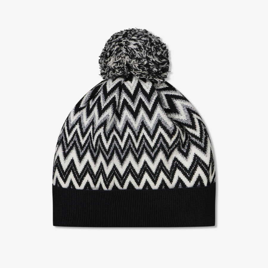 Missoni Kinder Meisjes Muts In Zwart