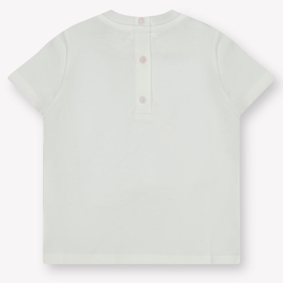 Missoni Baby Meisjes T-Shirt In Wit