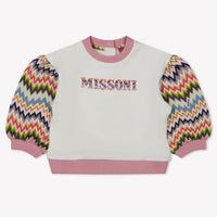 Missoni Baby Meisjes Trui In Wit