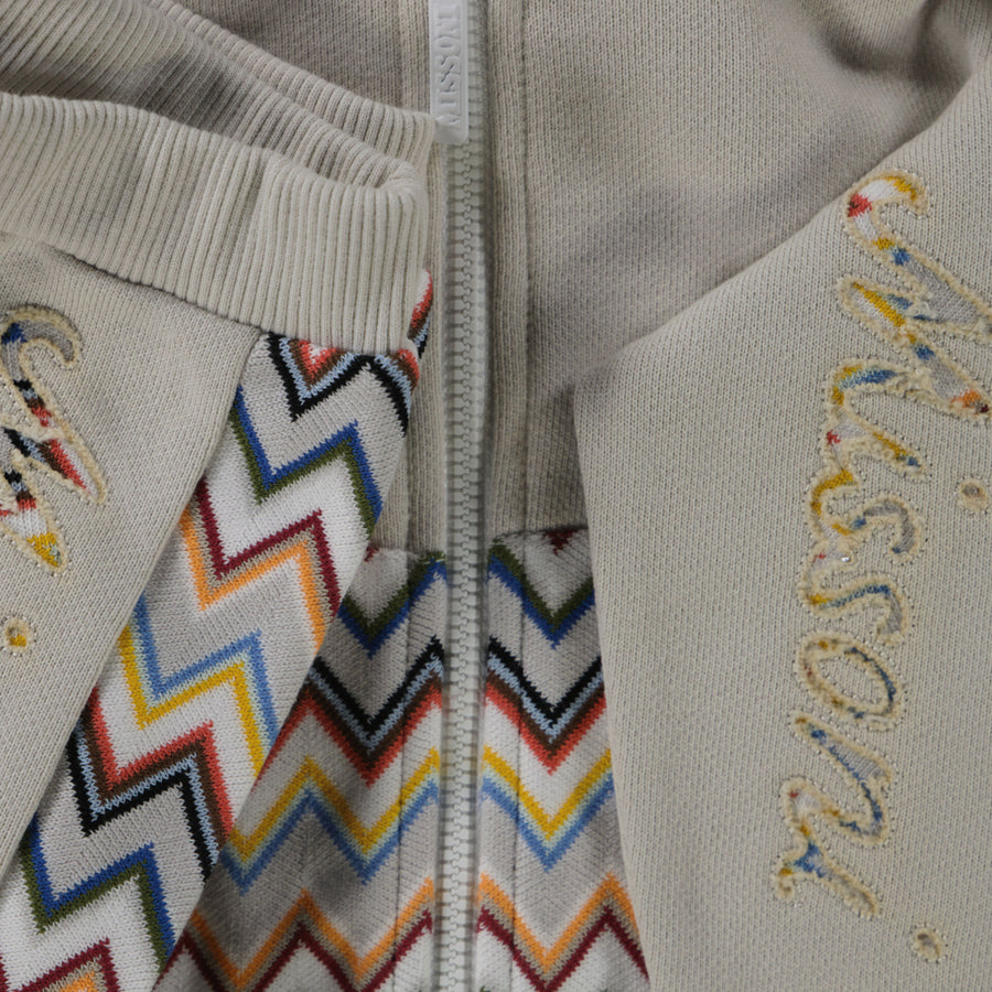 Missoni Baby Jongens Joggingpak In Licht Beige