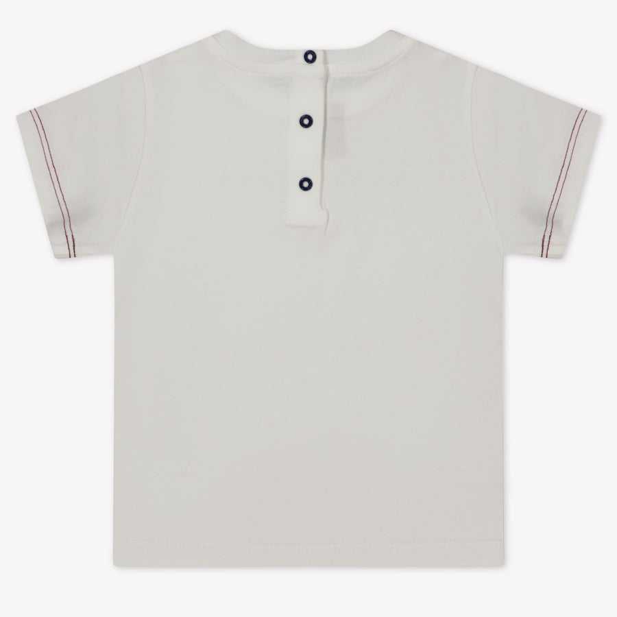 Missoni Baby Jongens T-Shirt In Wit