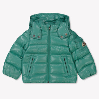 Moncler Maya Baby Jongens Winterjas In Mint