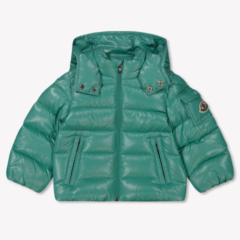 Moncler Maya Baby Jongens Winterjas In Mint