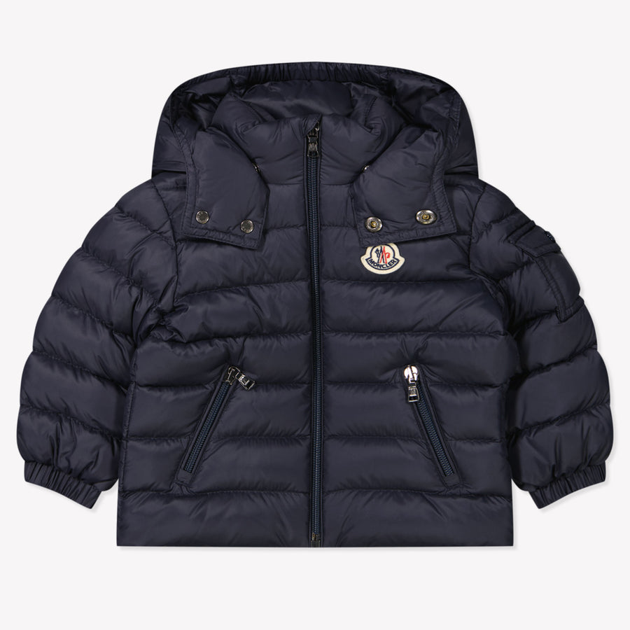 Moncler Jules Baby Jongens Winterjas In Navy