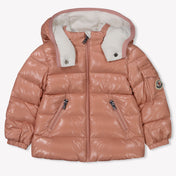 Moncler Bady Baby Meisjes Winterjas In Oud Roze