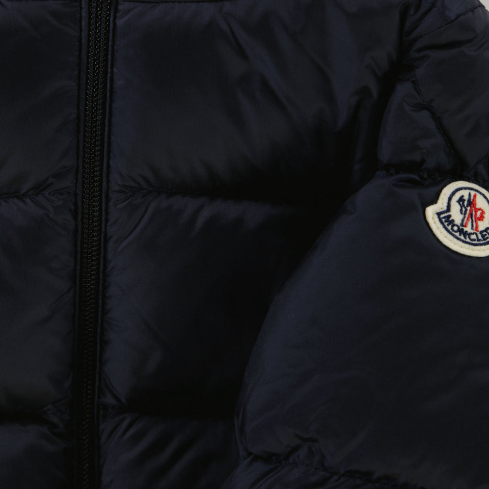 Moncler Sharon Baby Unisex Winterjas In Navy