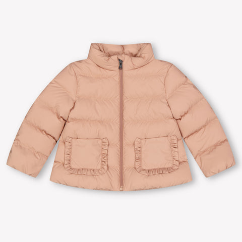 Moncler Onica Baby Meisjes Winterjas In Licht Roze