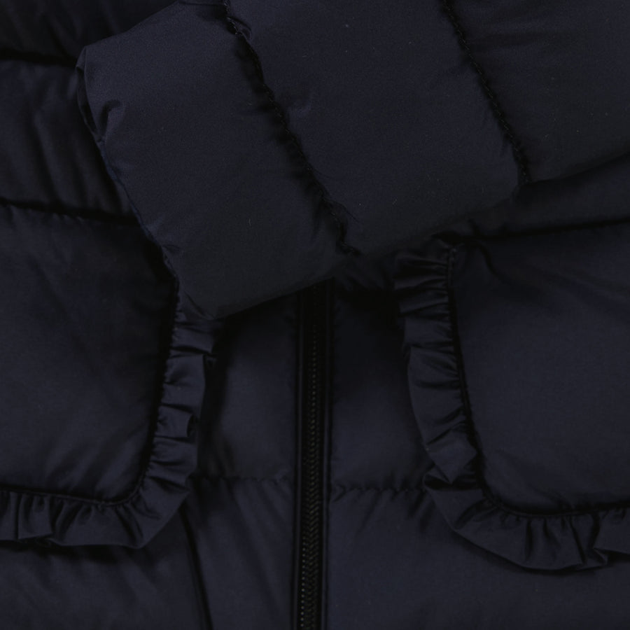 Moncler Molan Baby Meisjes Winterjas In Navy