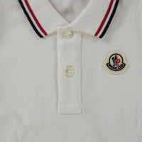 Moncler Baby Jongens Polo In Wit