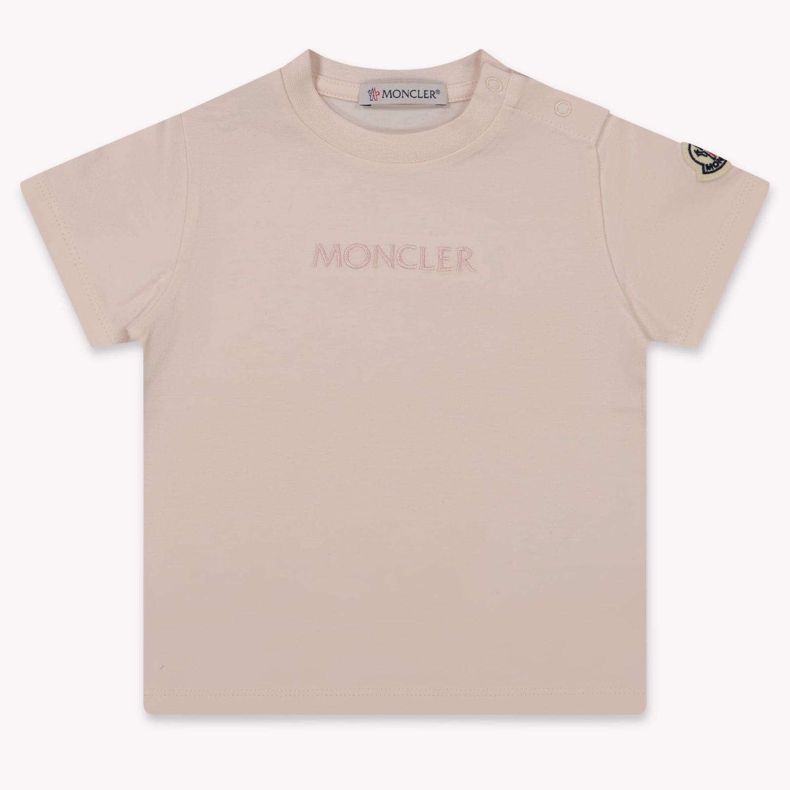 Moncler Baby Meisjes T-Shirt In Licht Roze