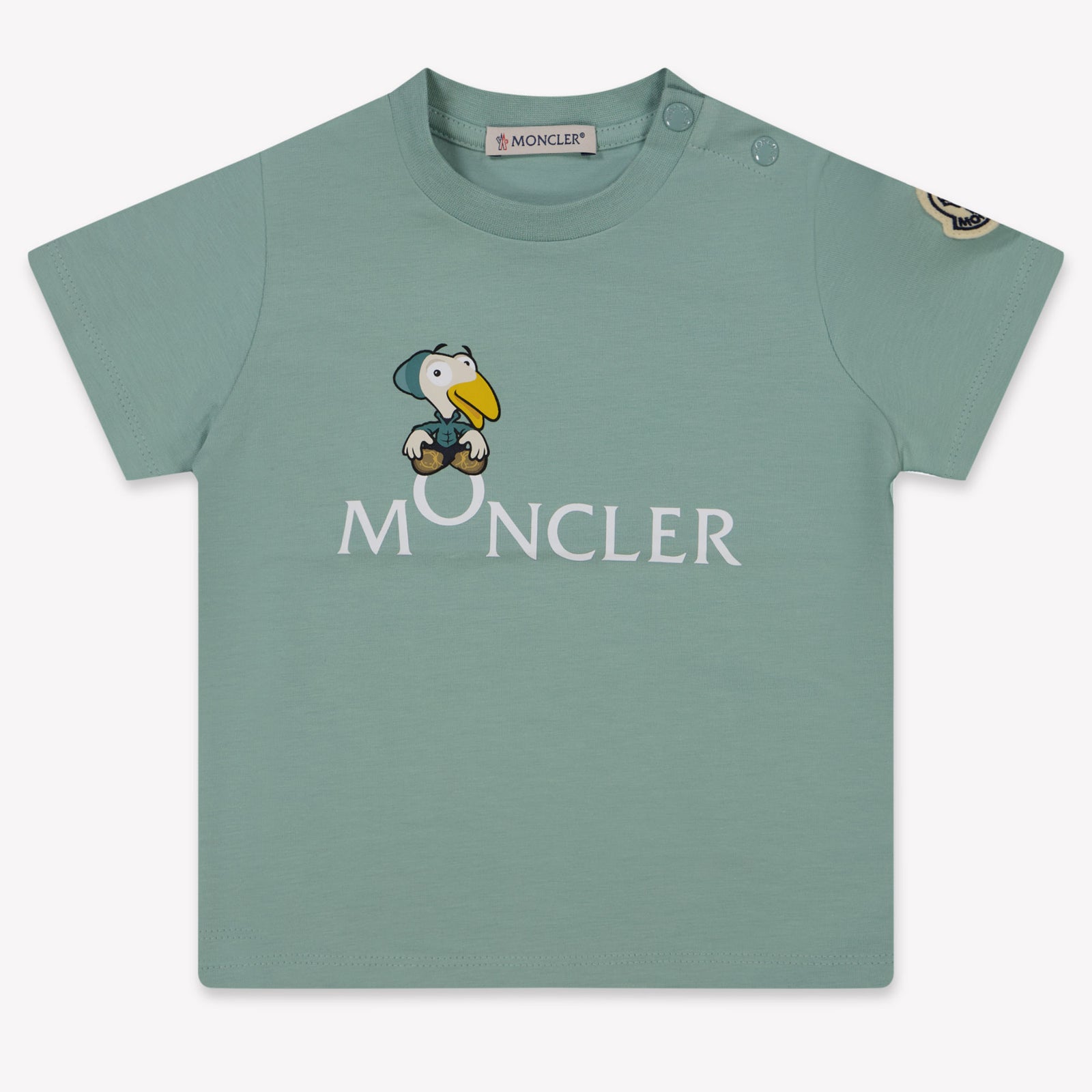Moncler Baby Unisex T-Shirt In Mint