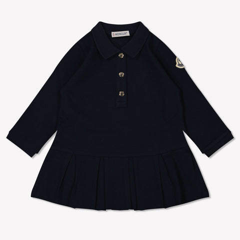 Moncler Baby Meisjes Jurk In Navy