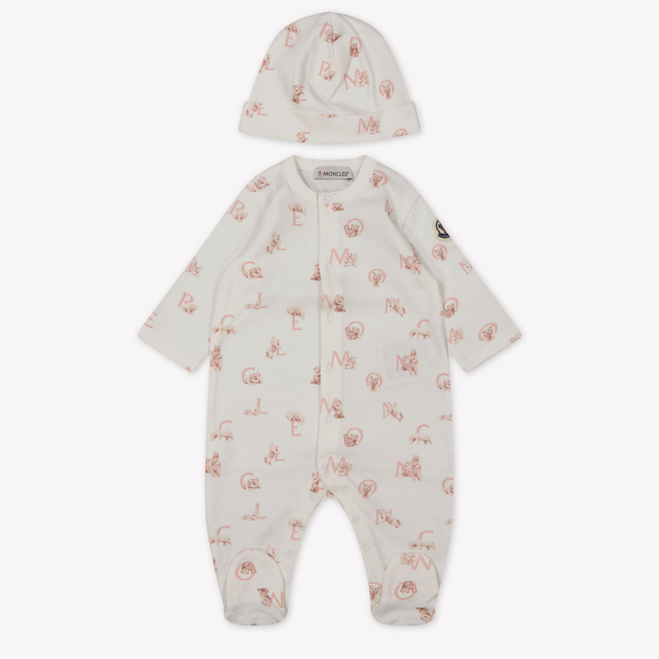 Moncler Baby Meisjes Boxpakje In Licht Roze