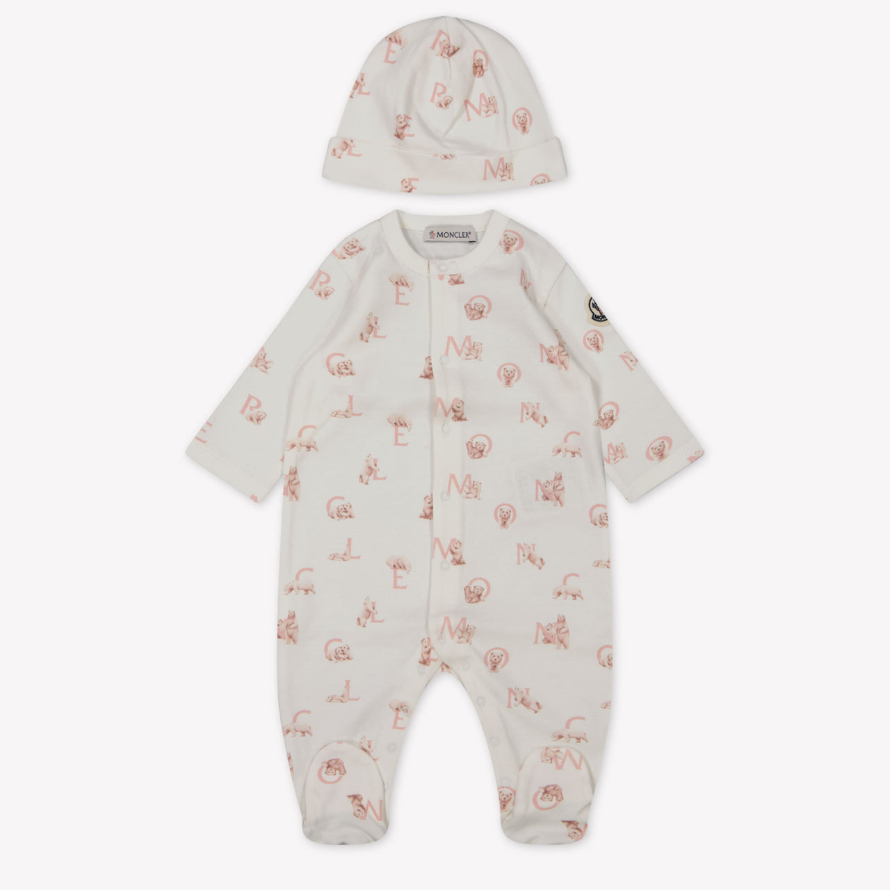 Moncler Baby Meisjes Boxpakje In Licht Roze