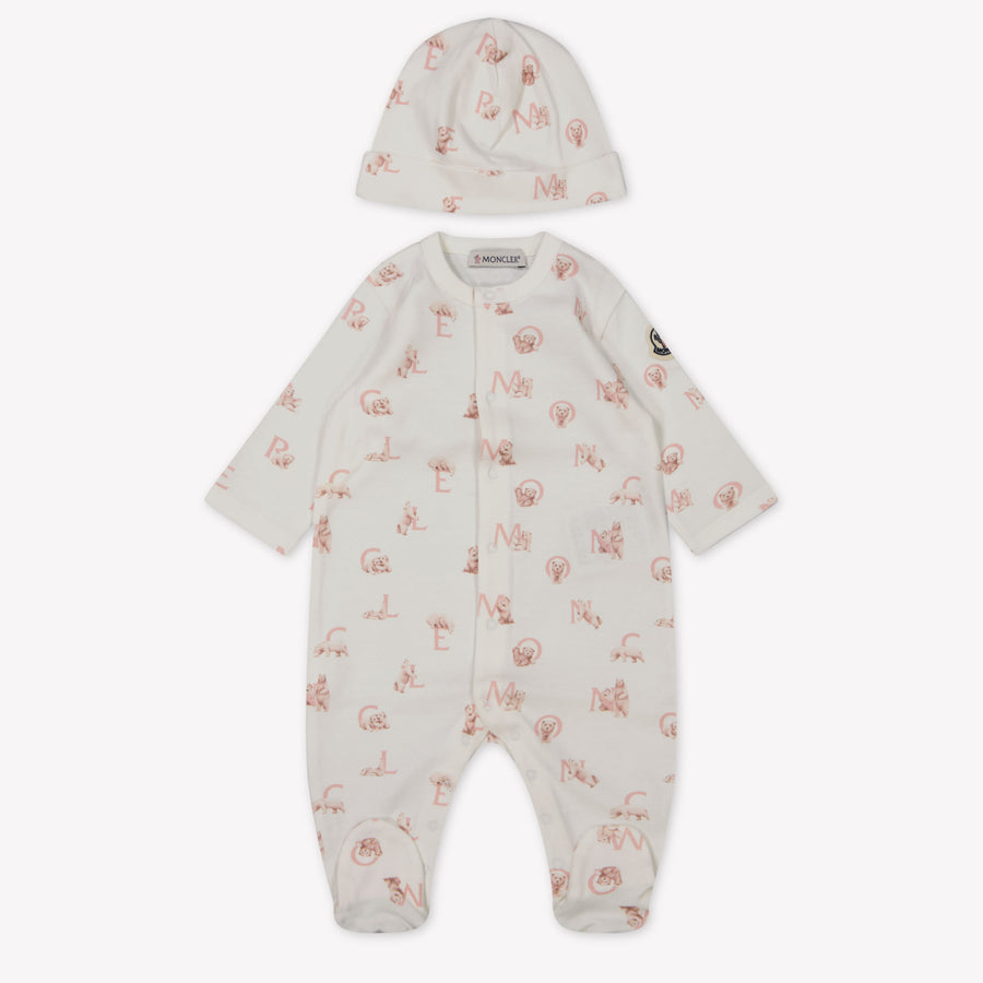 Moncler Baby Meisjes Boxpakje In Licht Roze