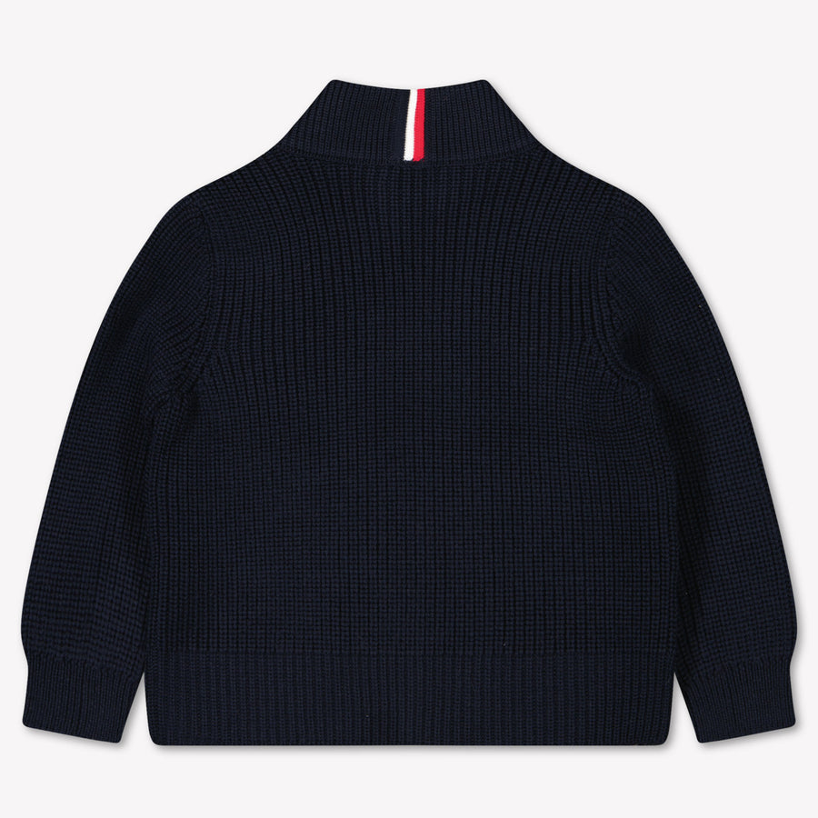 Moncler Baby Jongens Vest In Navy