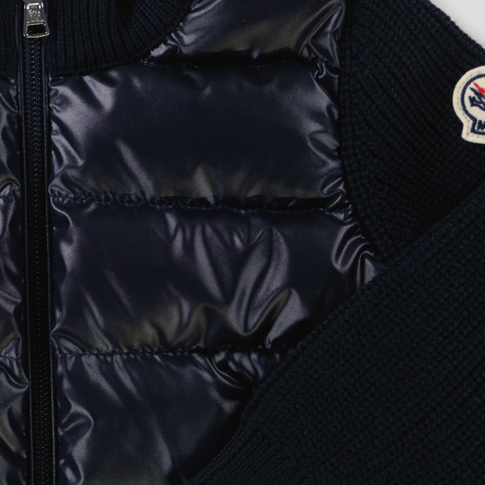 Moncler Baby Jongens Vest In Navy