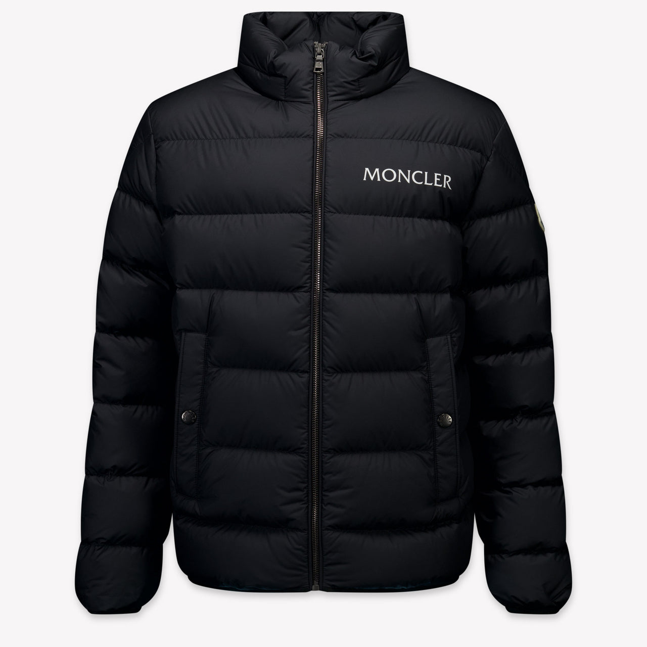 Moncler Bajan Kinder Jongens Winterjas In Zwart