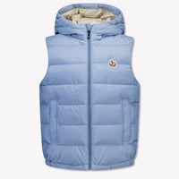 Moncler Fudo Kinder Jongens Bodywarmer In Licht Blauw