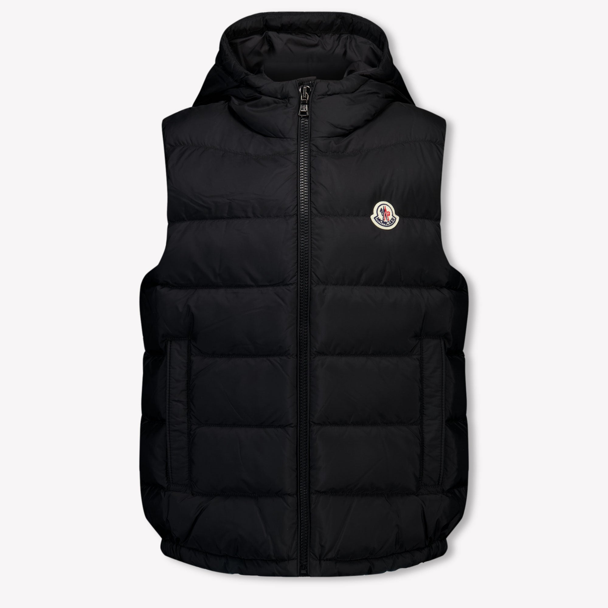 Moncler Fudo Kinder Jongens Bodywarmer In Zwart