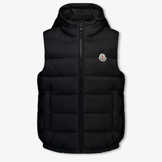 Moncler Fudo Kinder Jongens Bodywarmer In Zwart