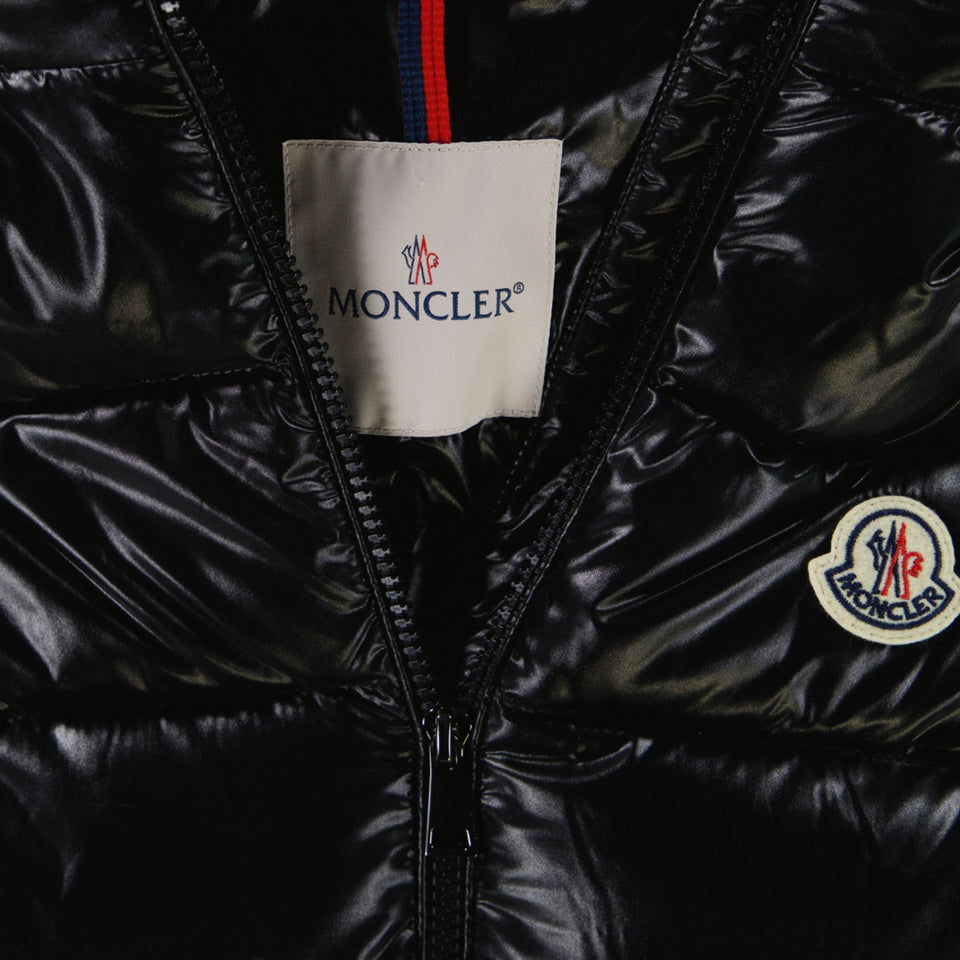 Moncler Ania Kinder Meisjes Bodywarmer In Zwart