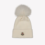 Moncler Kinder Meisjes Muts In Off White