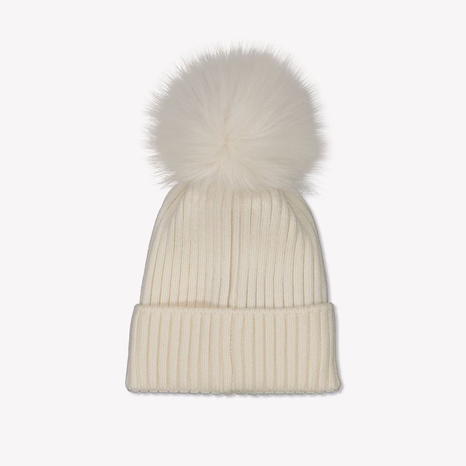 Moncler Kinder Meisjes Muts In Off White