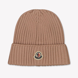 Moncler Kinder Unisex Muts In Licht Roze