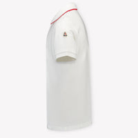Moncler Kinder Jongens Polo In Wit