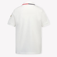 Moncler Kinder Jongens Polo In Wit