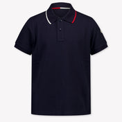 Moncler Kinder Jongens Polo In Navy