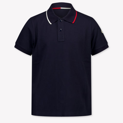 Moncler Kinder Jongens Polo In Navy