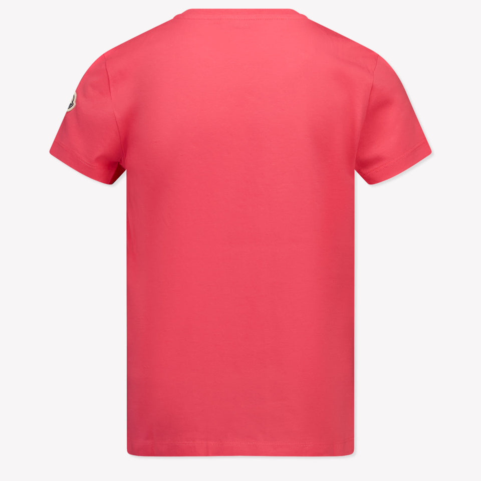 Moncler Kinder Meisjes T-Shirt In Roze