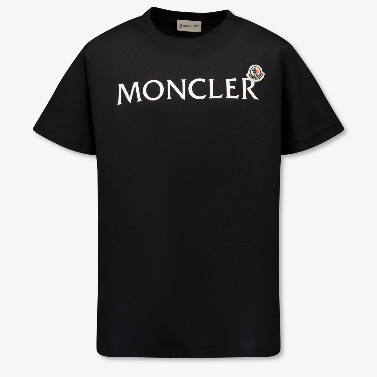 Moncler Kinder Jongens T-Shirt In Zwart
