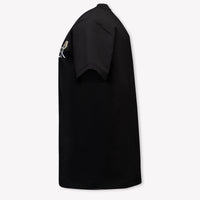 Moncler Kinder Jongens T-Shirt In Zwart