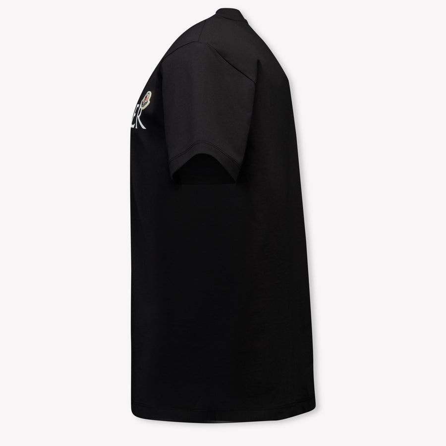 Moncler Kinder Jongens T-Shirt In Zwart
