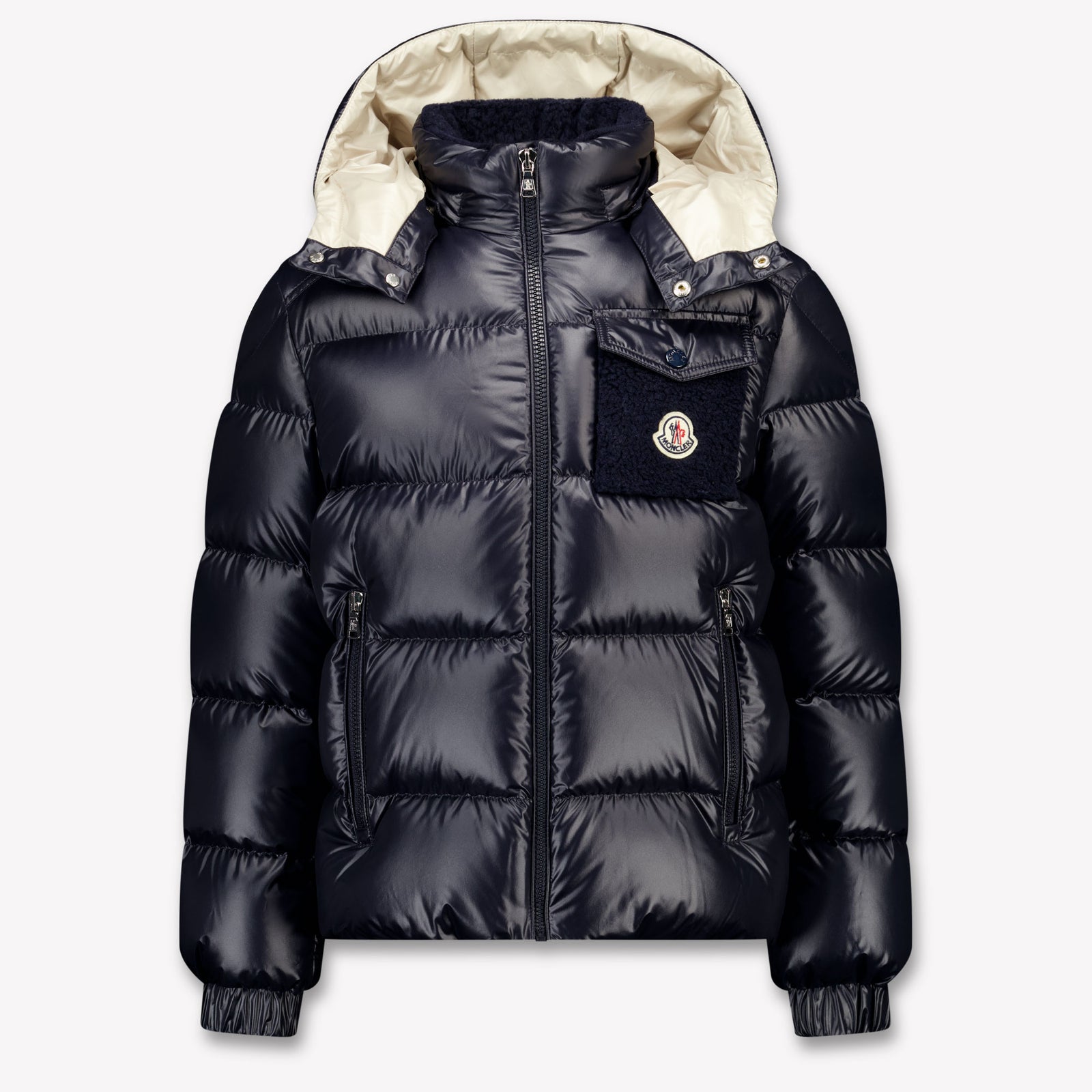 Moncler Yule Kinder Jongens Winterjas In Navy