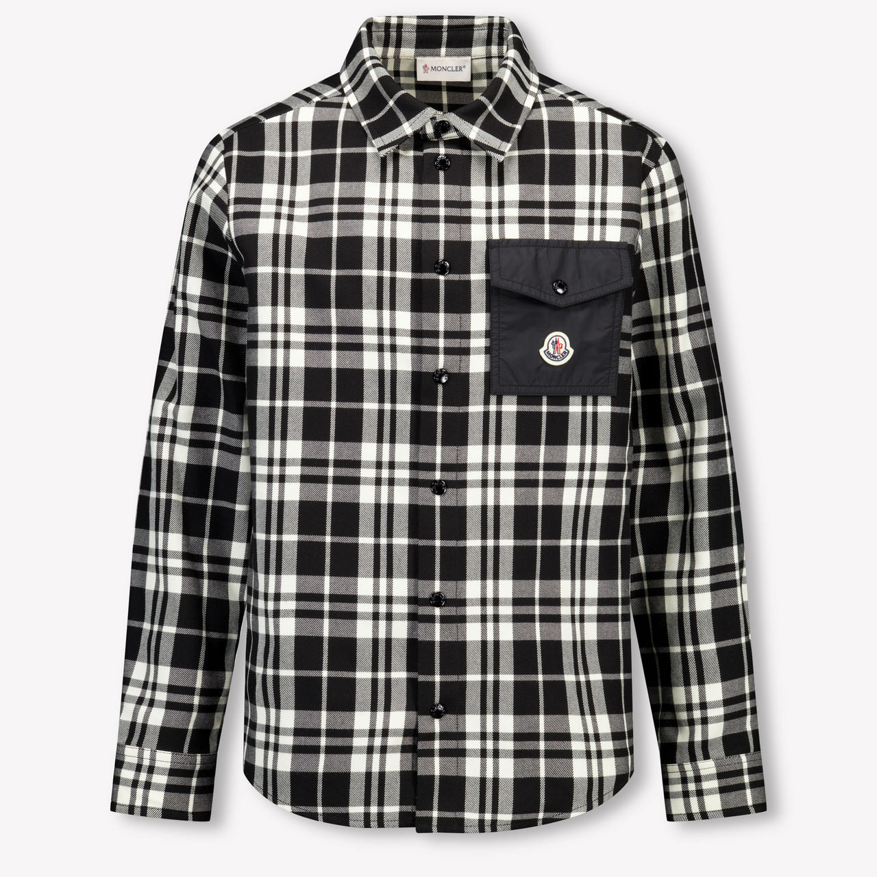 Moncler Kinder Jongens Blouse In Zwart