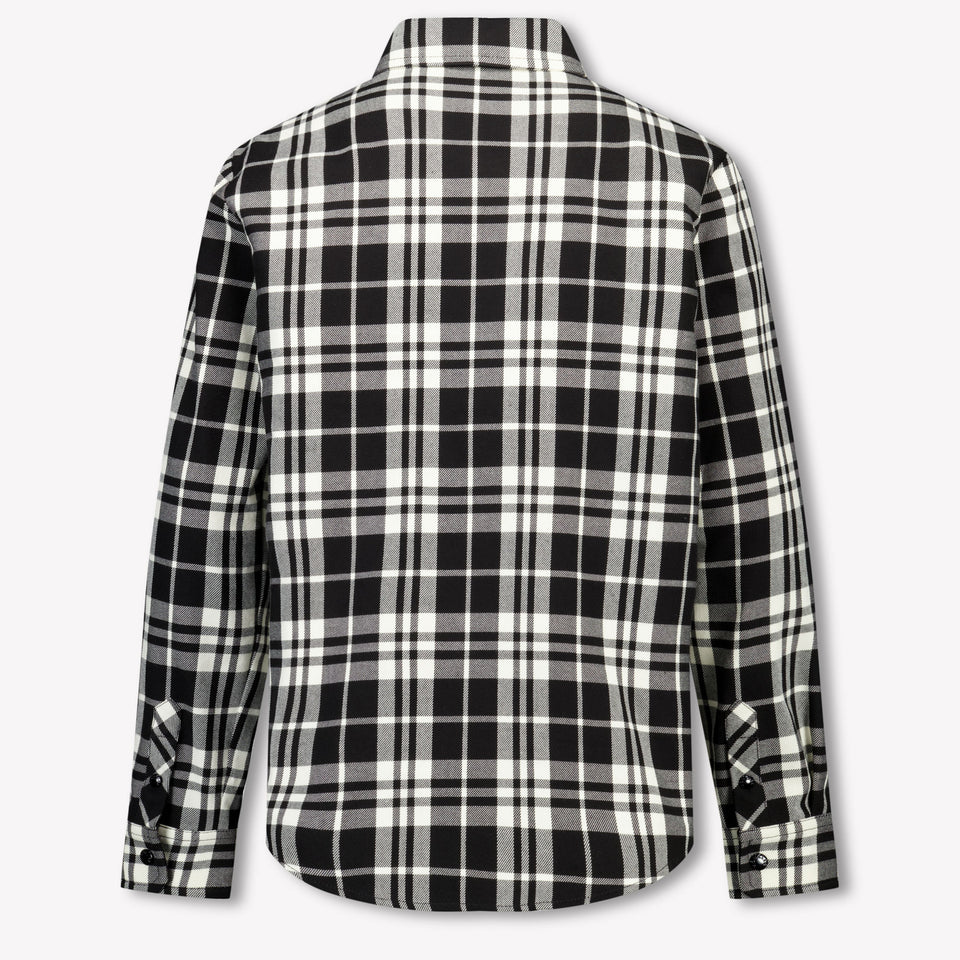 Moncler Kinder Jongens Blouse In Zwart