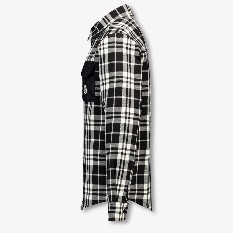 Moncler Kinder Jongens Blouse In Zwart