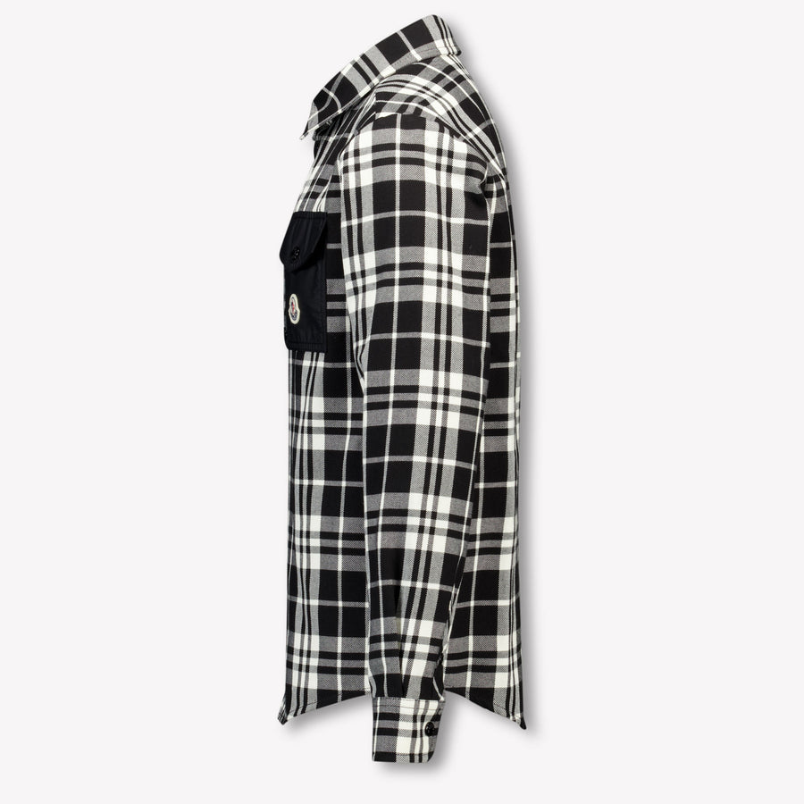 Moncler Kinder Jongens Blouse In Zwart