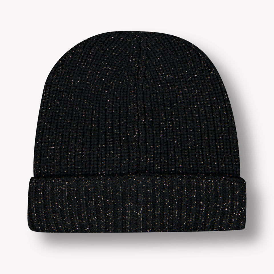 Moncler Kinder Meisjes Muts In Zwart