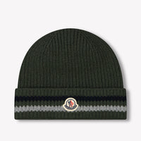 Moncler Kinder Jongens Muts In Donker Groen