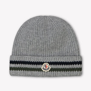 Moncler Kinder Jongens Muts In Grijs