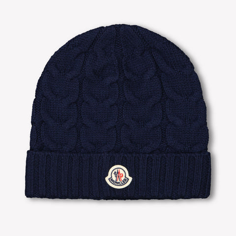 Moncler Kinder Unisex Muts In Navy