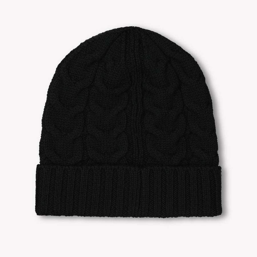 Moncler Kinder Unisex Muts In Zwart