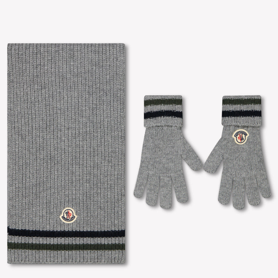 Moncler Boys Scarf in Grey